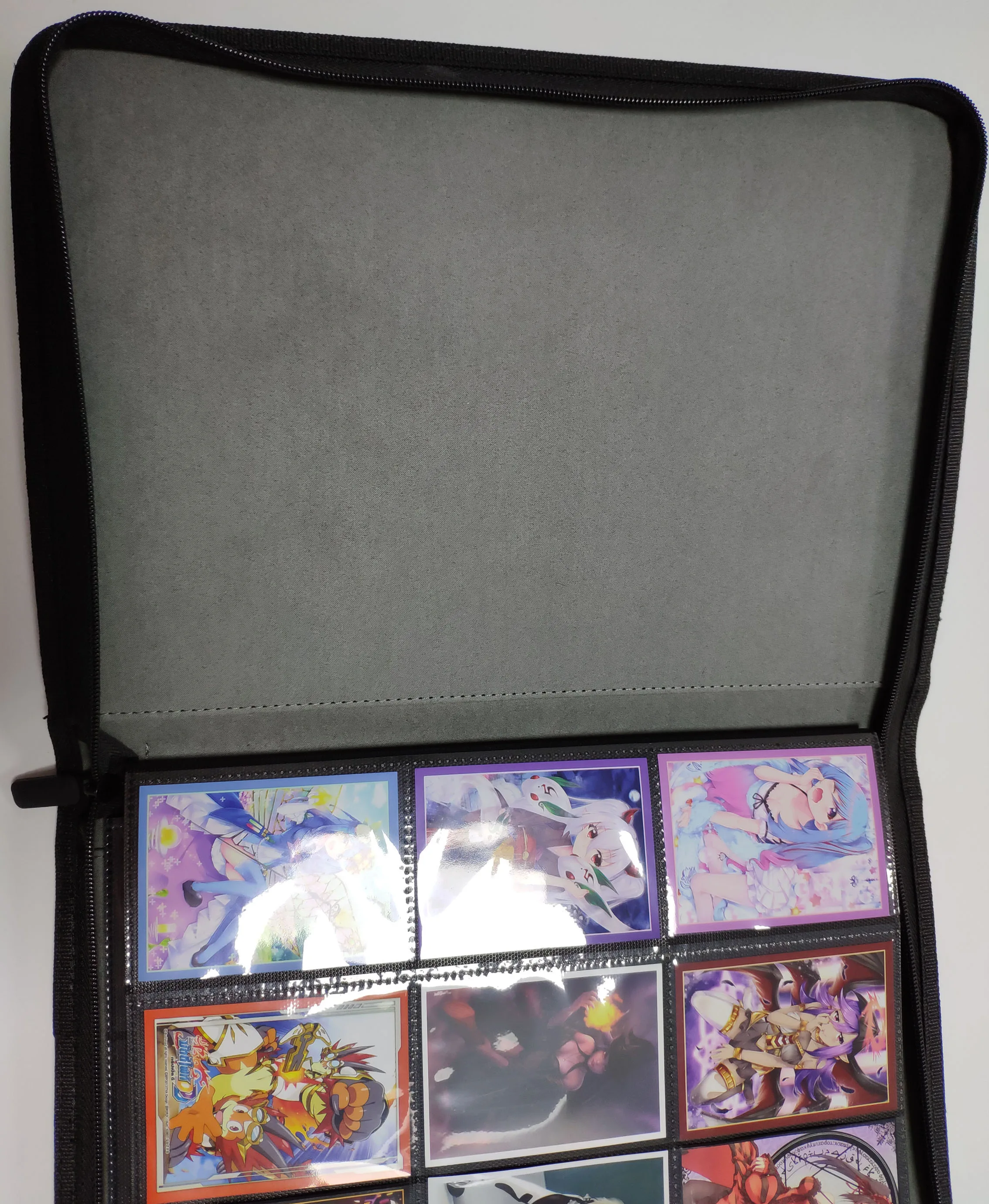 Женский альбом для карт 480/360/160 карманов TCG игровой на молнии с 4/9/12 запечатанными
