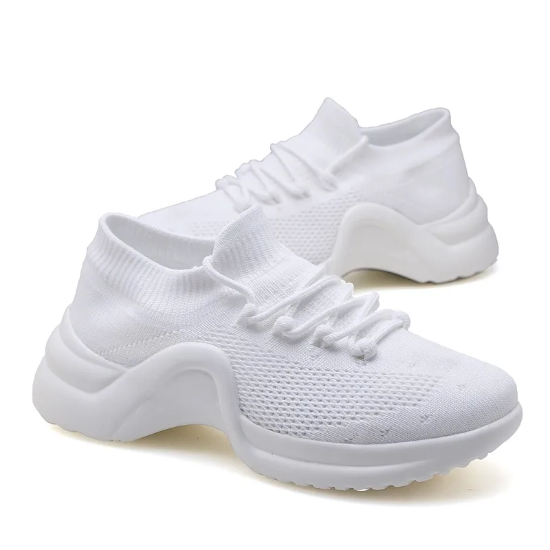 Женские теннисные туфли уличная спортивная обувь беговые прогулочные носки