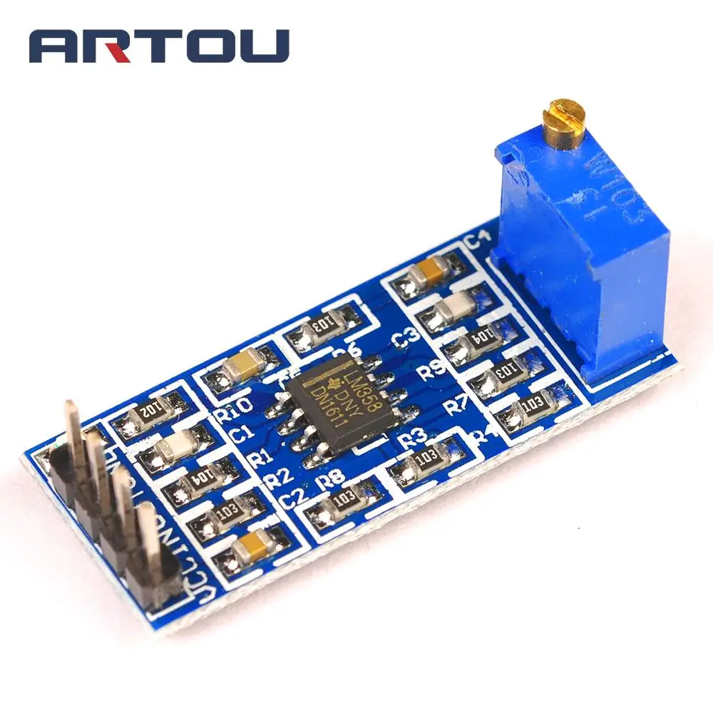 LM358 100 увеличение времени усилитель сигнала модуль операционного усилителя