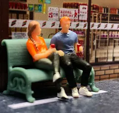 1: 64 масштаб уличная сцена Diorama основа многоцелевые классические Фигурки кукла