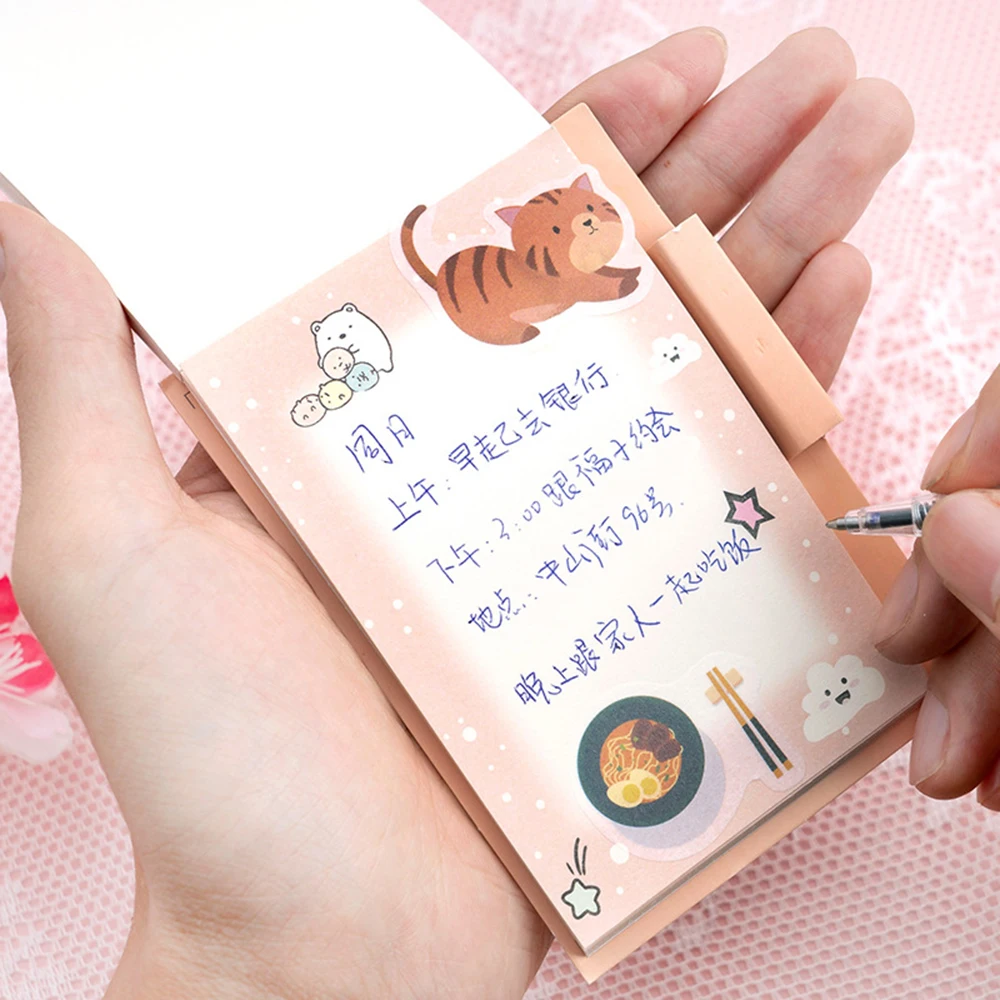 1 Набор Kawaii Sumikko Gurashi блокнот с ручкой для заметок свободный бумага лист школьные
