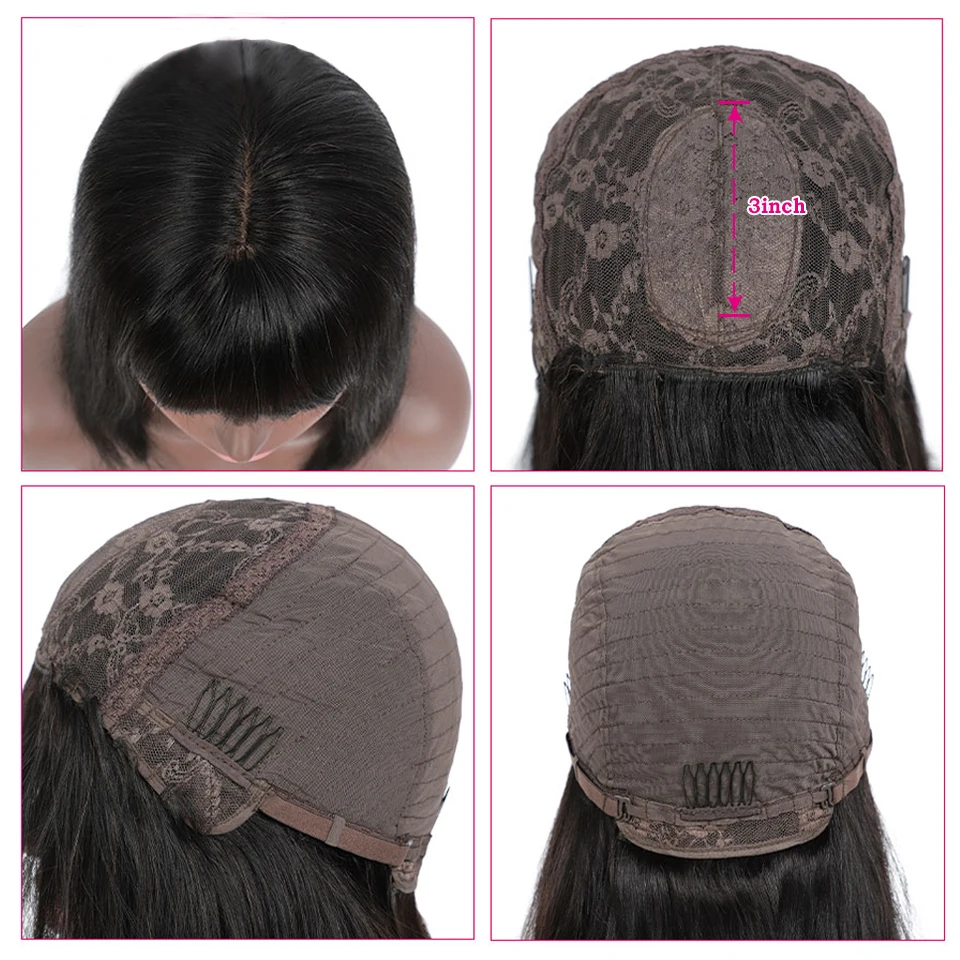 180 200 плотные Натуральные Искусственные парики для головы бразильские прямые