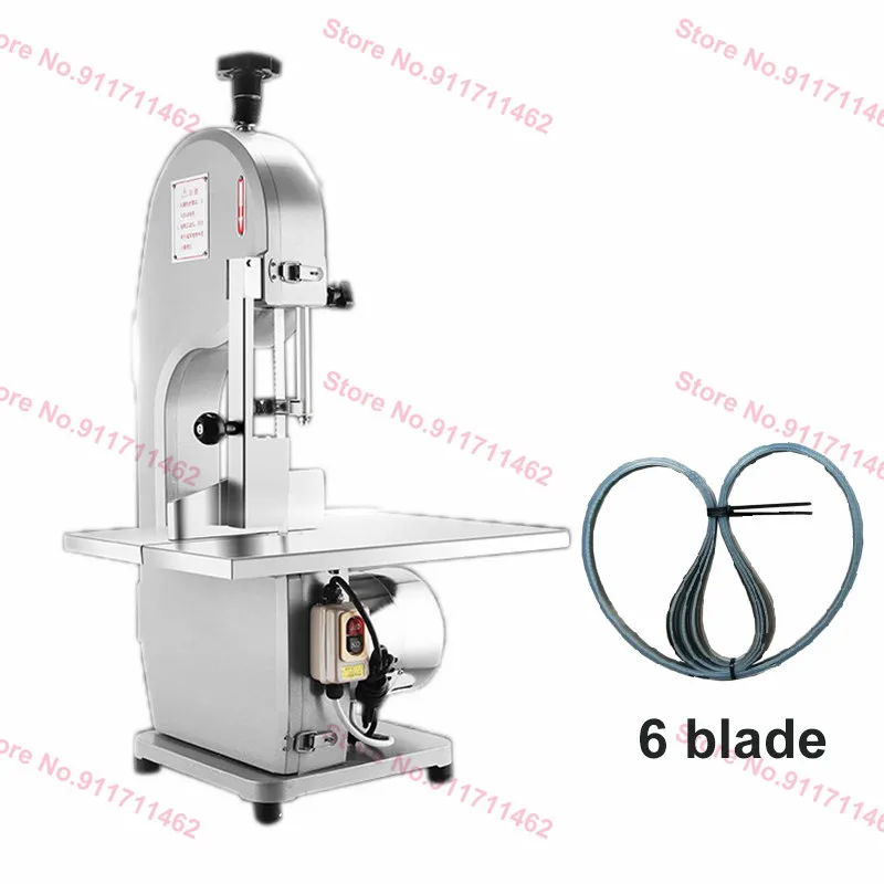 Electric Butcher Frozen Meat Dicer Tabletop Chicken Cutter Copper Motor Food commercial meat bone band saw cutting machine | Бытовая