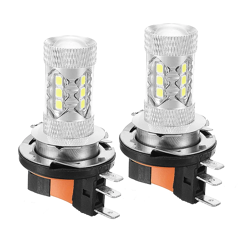 Автомобильные светодиодные лампы H15 2 шт. 12 В 6000 К|Передние LED-фары для авто| |