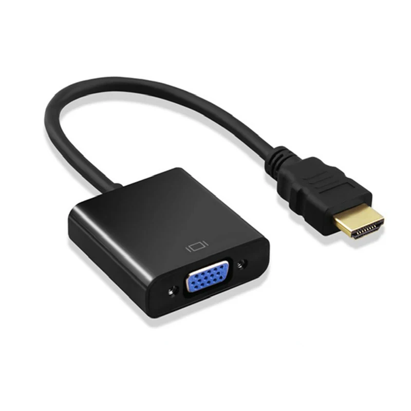 Кабель-переходник HDMI-VGA папа-мама преобразователь для PS4 1080P цифро-аналоговое