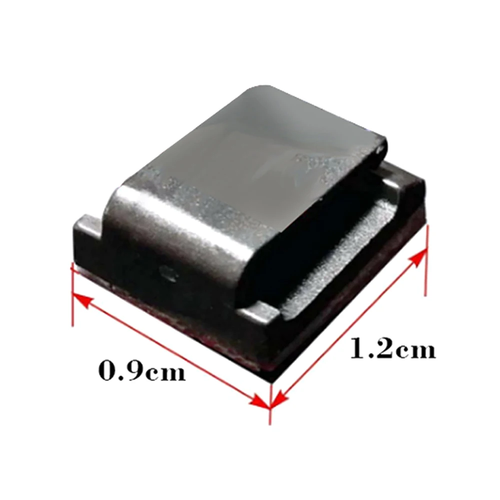 50 шт. липкая пряжка для кабеля плоская Монтажная Пряжка приборной панели