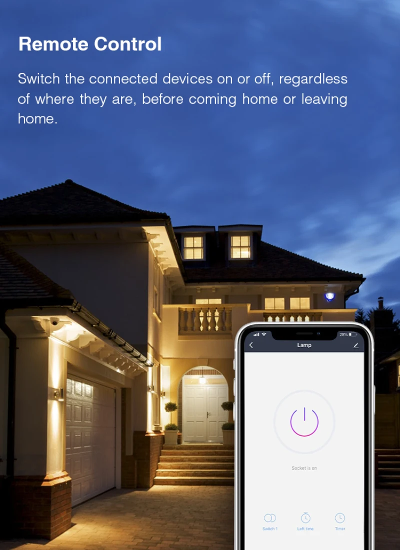 Gosund 16A WiFi смарт-двойной вилкой 2 в 1 inteligente EU/US/UK голос Управление работать с Alexa Google