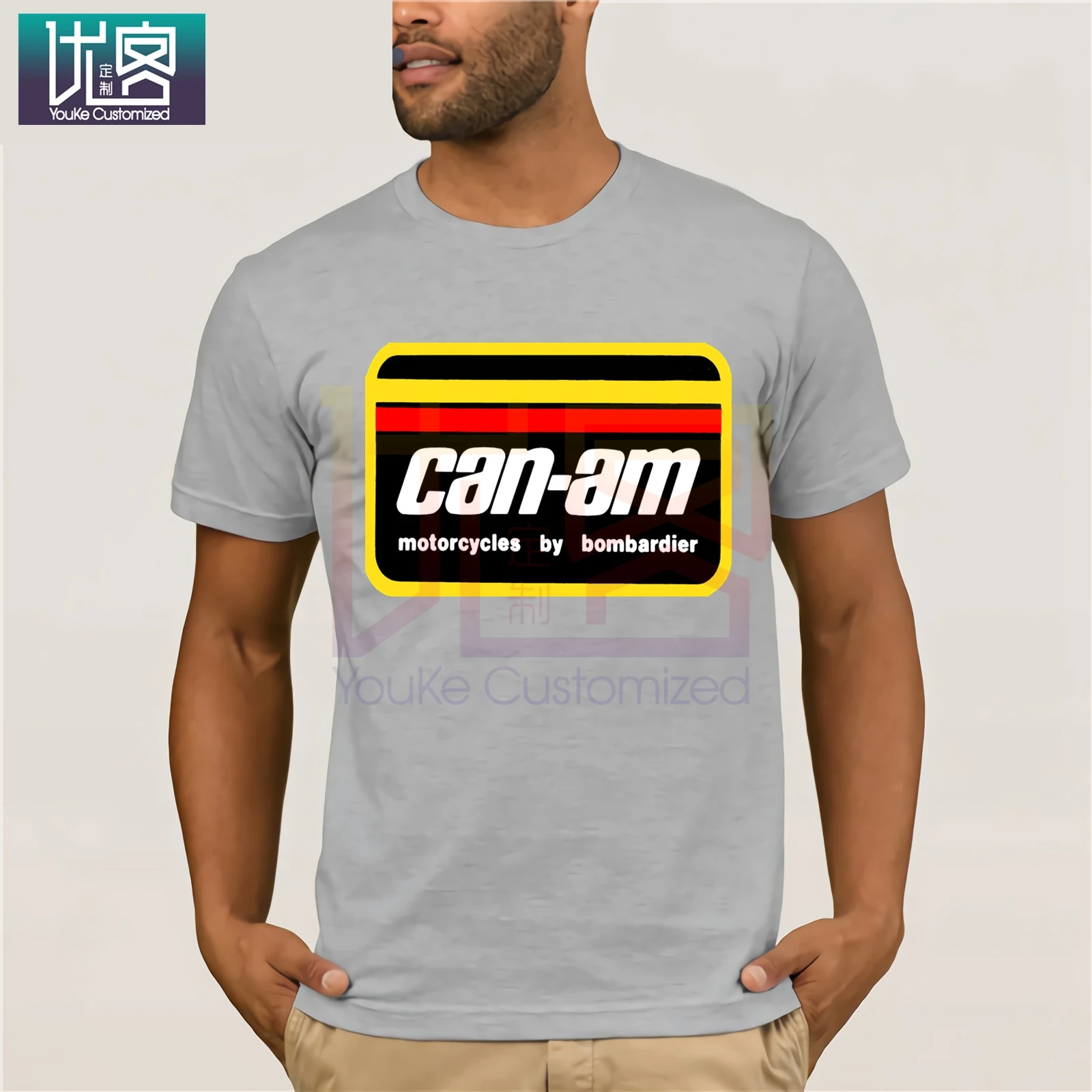 Мужская винтажная компрессионная футболка с круглым вырезом 100% хлопок | одежда