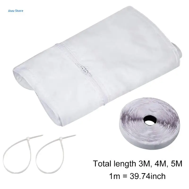 

Air Conditioning Baffle Window Seal Cloth Air Stop Waterproof Airlock Door Seal for Mobile Air Conditioners and Exhaust