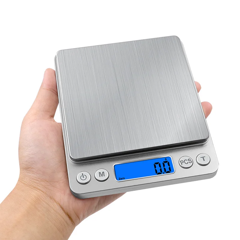 

0.01g 0.1g Precision LCD Digital Scales 500g 1kg 2kg 3kg Mini Electronic Grams Weight Balance Tea Scale Cooking Weight Scales
