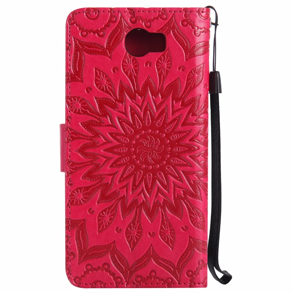 Телефон Etui для Coque huawei Y5 II чехол кожаный бумажник откидная крышка Huwawei Ascend Y5II 2 Y6