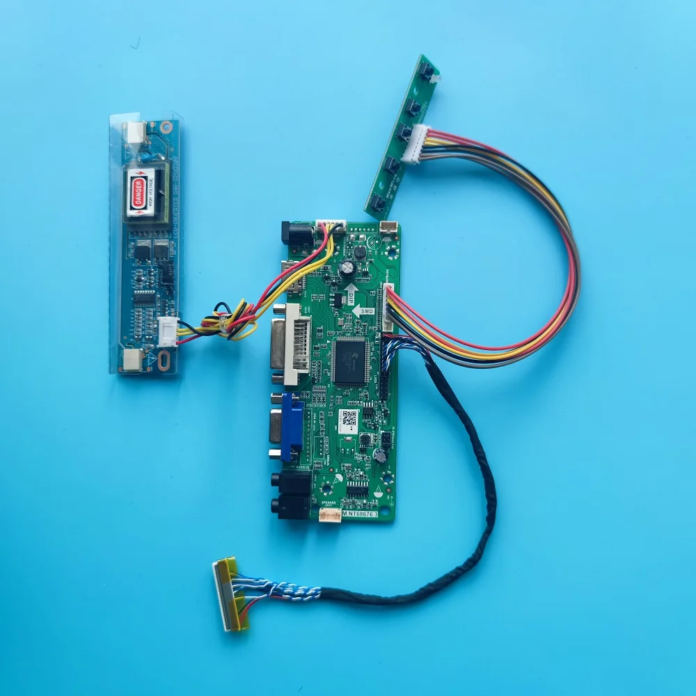 

M.NT68676 плата DVI VGA набор для платы ЖК-контроллер для фотографий/L05/L02 2CCFL HDMI-совместимая панель 1920x1080 21,6"