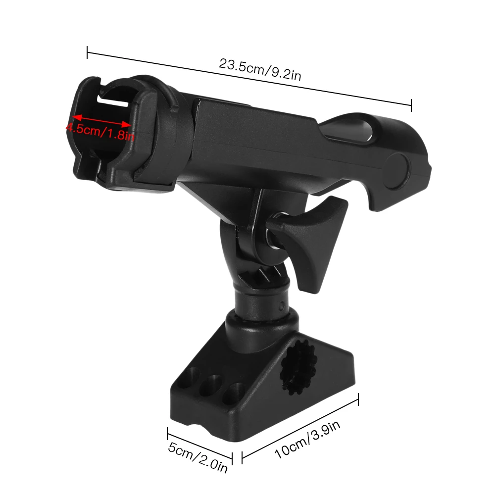 Регулируемый держатель для рыбалки на лодочные удилища градусов вращающийся 360