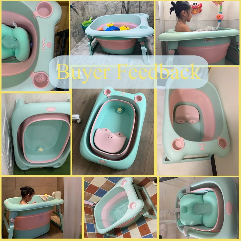 Babyinner Детская ванна Складная портативная Ванна баррель для младенцев