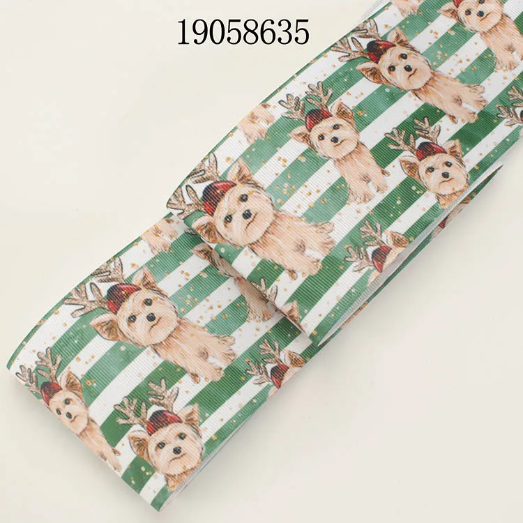 Новинка 5 ярдов корсажная/атласная лента теплопередача печатная 25 мм/38 мм/50 мм/75