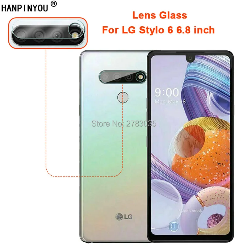 Прозрачная ультратонкая Защитная пленка для объектива задней камеры LG Stylo 6 8