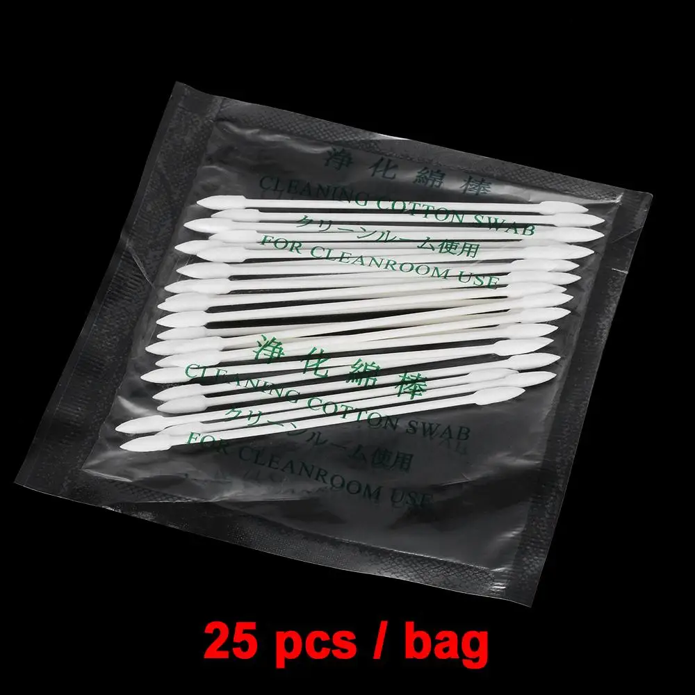 

25/50pcs Disposable Cotton Stick Double Head Swab Cleaning Swab Tool For AirPods Earphone Phone Charge Port