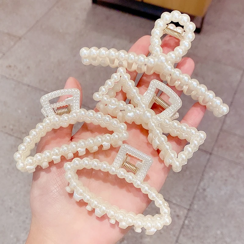 

1 шт. 7,5-11 см новые жемчужные акриловые заколки для волос на весну лето заколки для волос для женщин Инструменты для укладки волос аксессуары