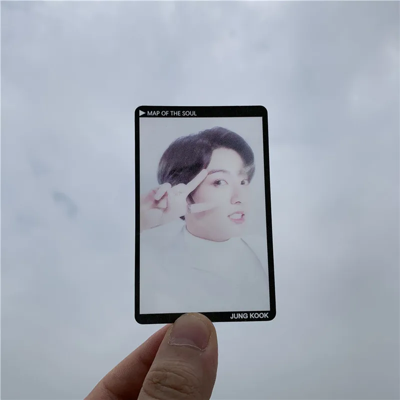 2 шт./компл. Bantan Boys альбом карта участника SOUL TOUR JK V RM SUGA JHOPE JIMIN JIN Личная прозрачная