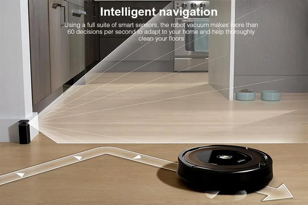 Робот пылесос iRobot Roomba 894 с Wi Fi/управлением через приложение Интеллектуальный