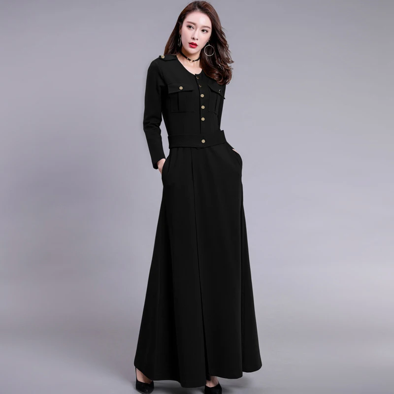 Весеннее длинное платье для женщин 2020 винтажное корейское Макси рубашка