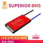 Литий-ионный аккумулятор Daly 21S 27S 32S 30A 40A 50A 400A Lili, BMS для перезаряжаемых литиевых батарей с одним и тем же портом для литиевых батарей