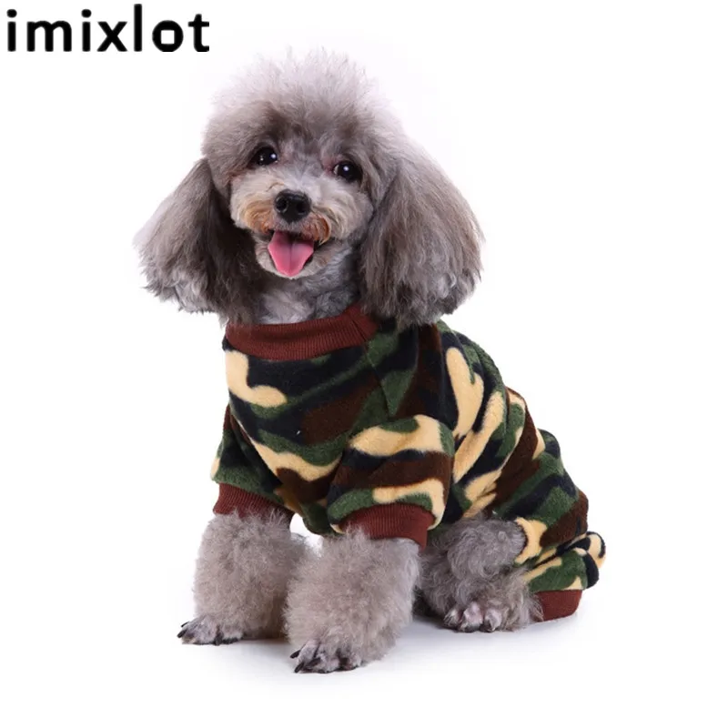Пижама для собак Imixlot флисовая плюшевая Домашняя одежда мягкая теплая домашних