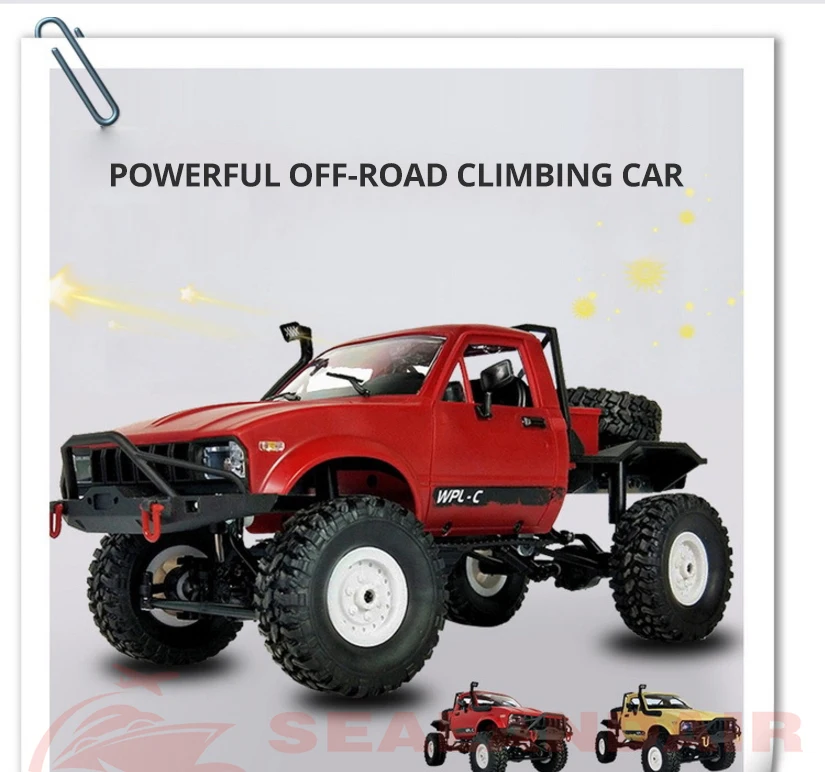 WPL C14 C-14 1:16 беспроводной Радиоуправляемый автомобиль 4WD 2,4 ГГц дистанционный гусеничный внедорожный автомобиль багги Модель игрушки для детей Подарки Carro RTR