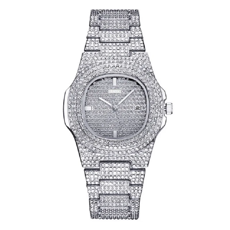 

2020PopLuxury Rhinestone Bracelet Watch Ladies Diamond Fashion Ladies Rose Gold Dress Watch Stainless Steel Crystal Watch Clock