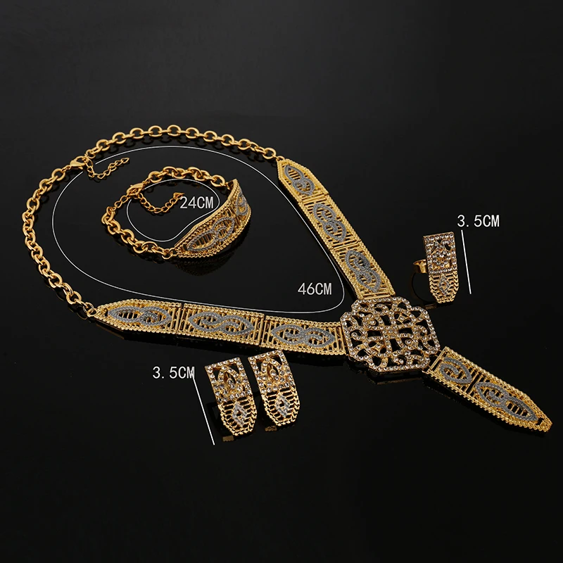 

Fani Fashion African Jewelry Set Wholesale Dubai Gold Jewelry Sets Women customer nigerian Wedding Brand Jewelry set Design Gift