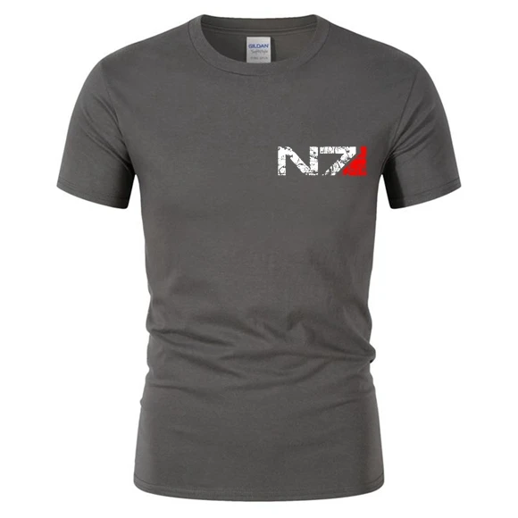 Новинка 2021 игровая футболка N7 Mass Effect 3 для мужчин и женщин с эмблемой женская