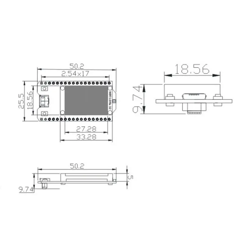 

HMI ESP32 Development Board SX1276 for Arduino Module 868-915MHz OLED WIFI LoRa Chip Node with Antenna Bluetooth FUnction