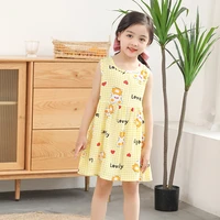 2 3 4 5 6 7 8 years girls summer dress beach classics floral dresses childrens clothing soft viscose breathable kids clothes