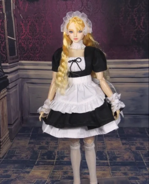 Dollsfigure CC125 CC126 Готический 1/6 сексуальный набор одежды Maidservant-ограниченная серия