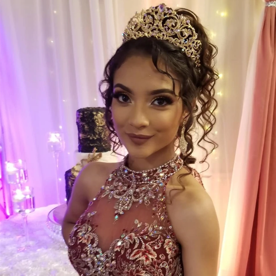 2020 vestidos красное вино сладкие пышные платья королевские кружевные аппликации из