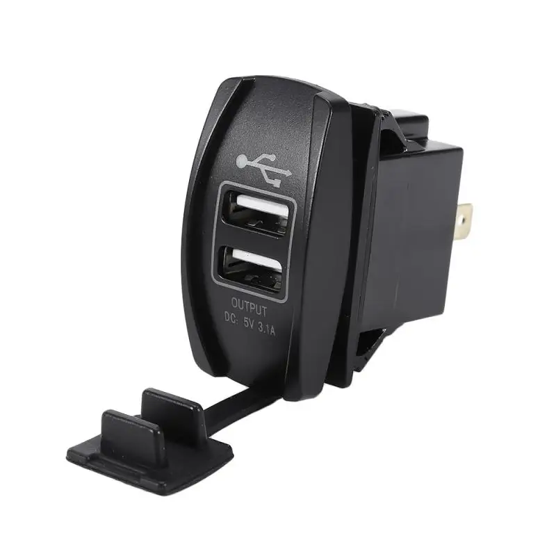 Универсальное автомобильное зарядное устройство с двумя USB-портами 12-24 В 3 1 А |