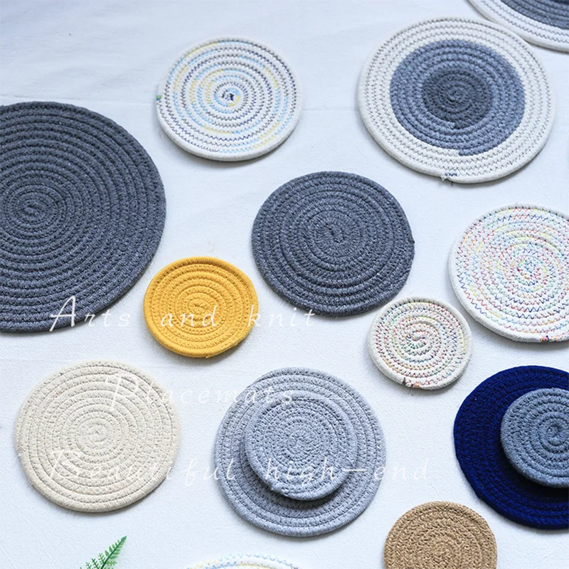 1 шт. тканые коврики из японского хлопка подстаканники утолщенные Изоляционные