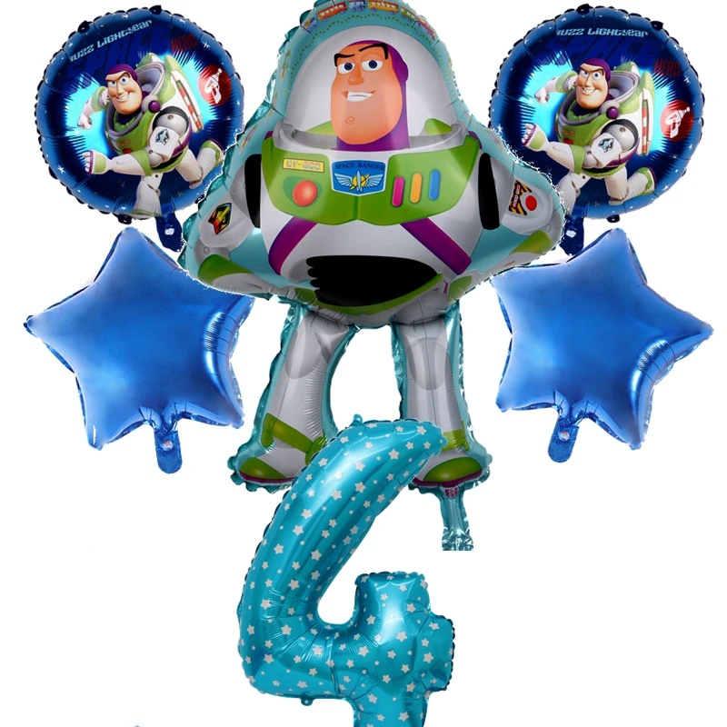 История игрушек Тема Disney 32 дюйма 1-9 номер день рождения детей Мальчика Baby Shower