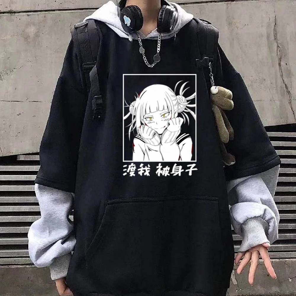 

Толстовка химико Тога Bakugou Katsuki в стиле Харадзюку с надписью «Моя геройская Академия», худи унисекс, уличная одежда в стиле хип-хоп, Повседневная Толстовка
