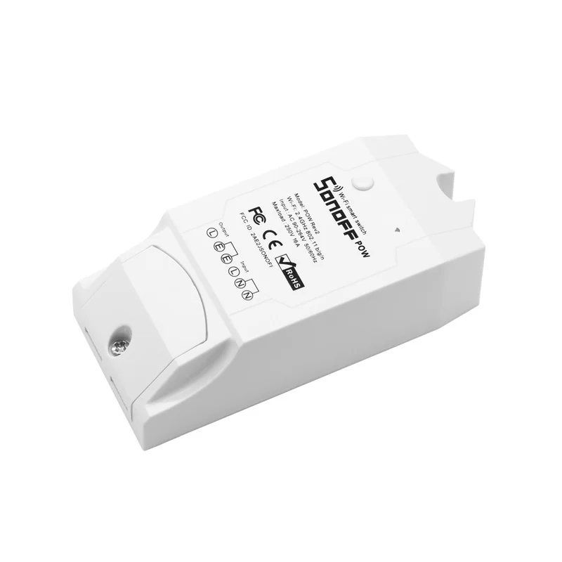 Умный Wi Fi выключатель Sonoff Pow R2 16 А Беспроводное дистанционное управление