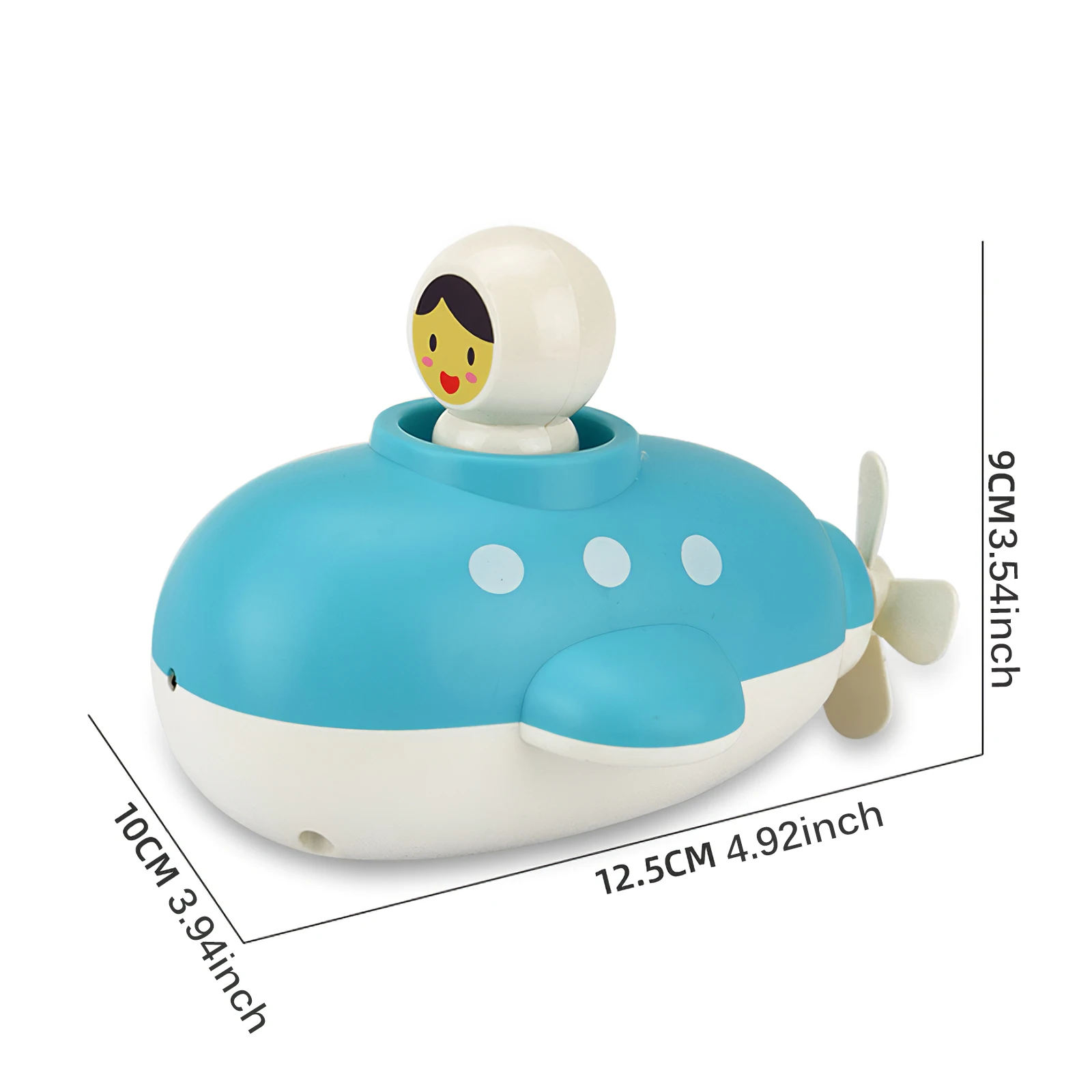 

Child Bath Toys Cute Submarine Portable Baby Shower Floating Spring Clockwork Toy For Bathroom Baby Water Play Games Bathing Toy
