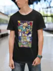 Мужская футболка оверсайз с рисунком рыцарей Сен-Сейя манга из мультфильма, футболки из чистого хлопка в стиле Харадзюку