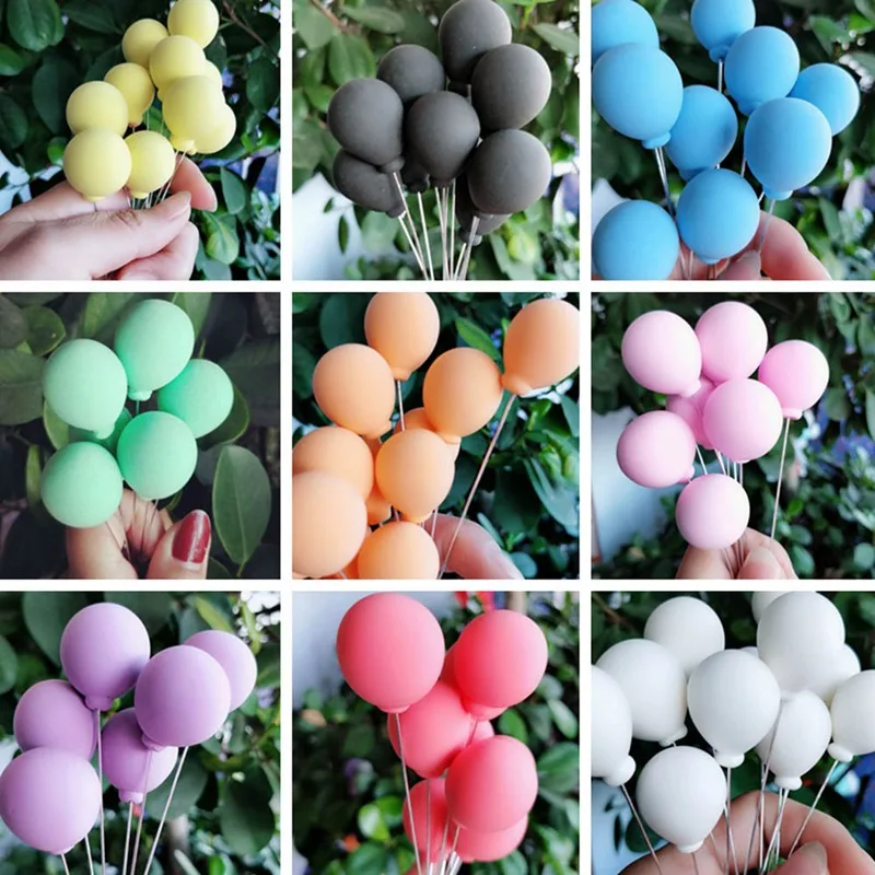 Коллекция розовых и белых единорогов украшение для торта воздушный шар в виде