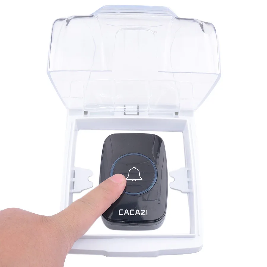 

Big Size Protection Cover For Doorbell Outdoor Button Transmitter Waterproof Launcher All-Wrap Box Heavy Rain Snow Protector