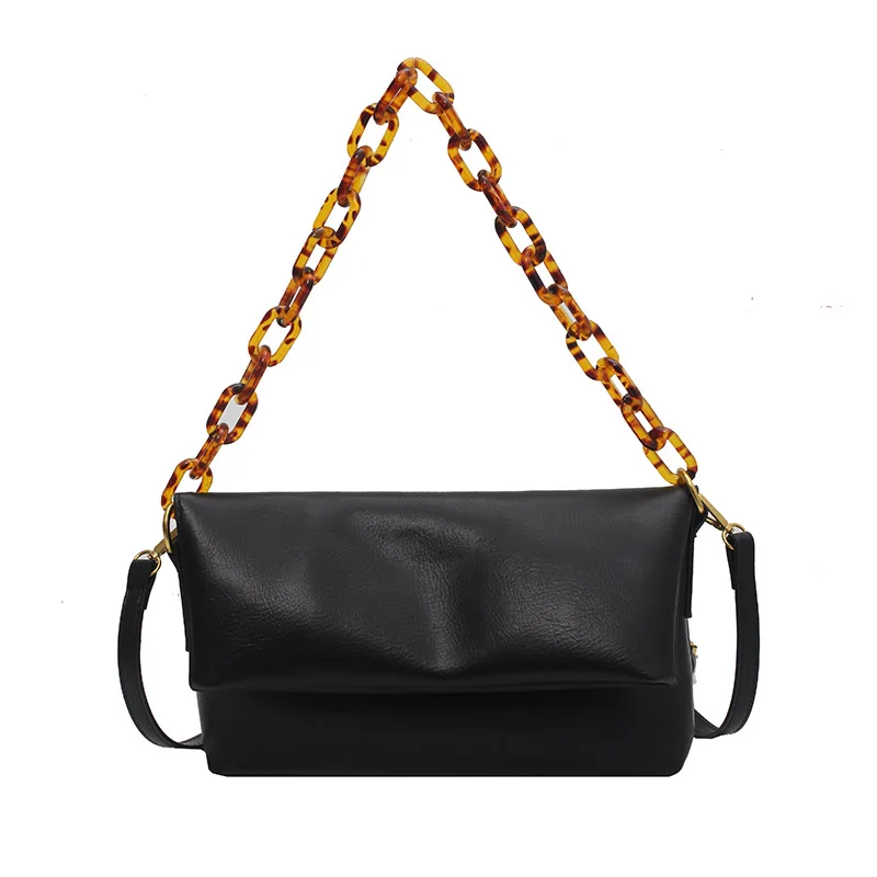 

Square Elegant Female Armpit bag 2021 New High-quality Soft PU Leather Women's Designer Handbag Folded Shoulder Messenger Bag