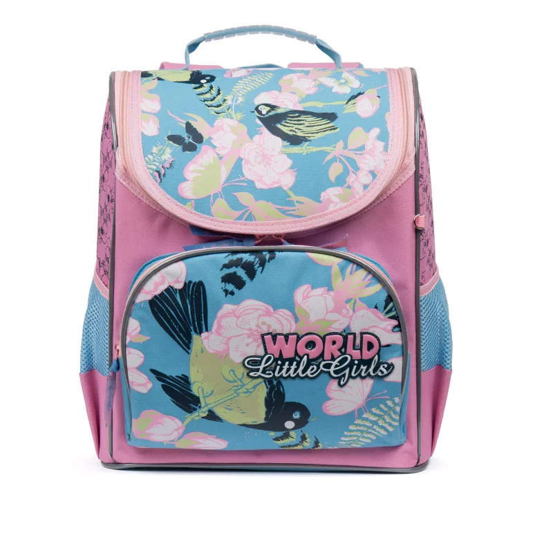Russia Style School Bags for Girls Orthopedic Backpacks Large Capacity Children Schoolbag Kids Satchel Grade 1-4 Mochila Escolar