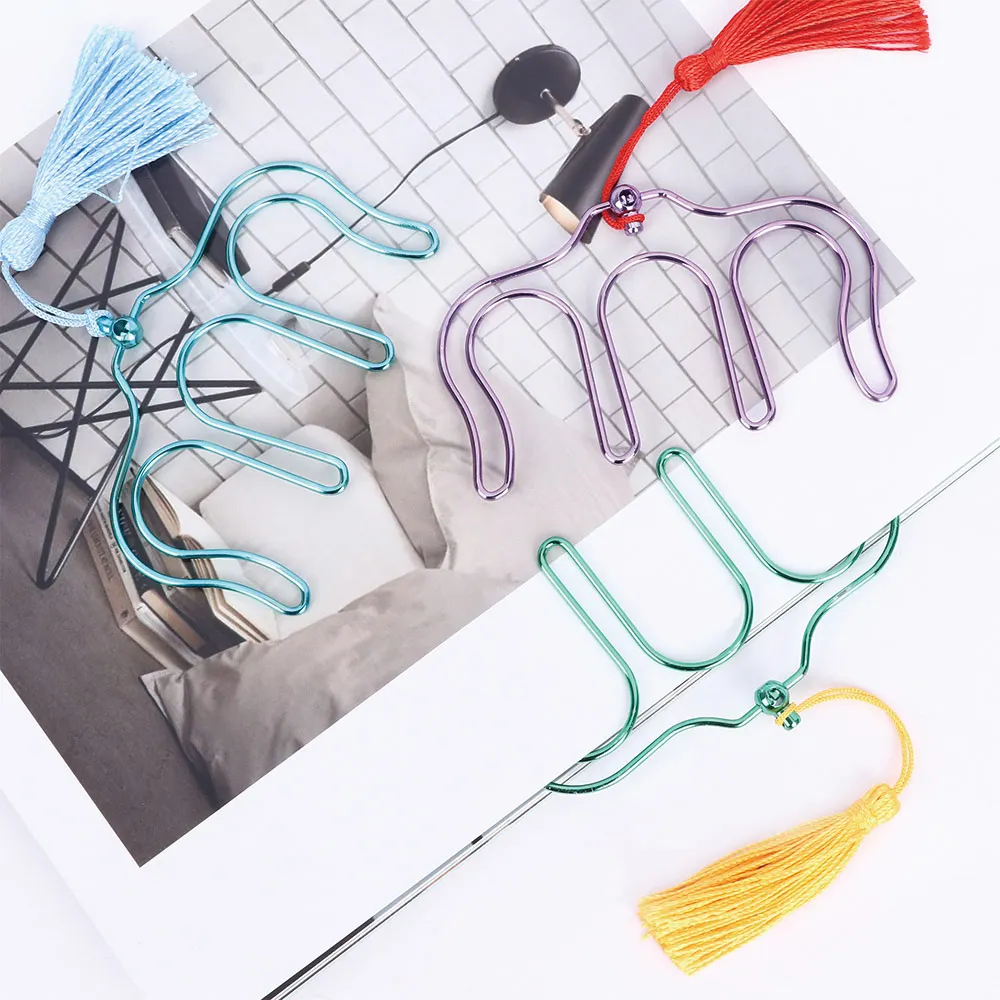 1 шт. музыкальная книга зажимы гальванизированная металлическая Закладка