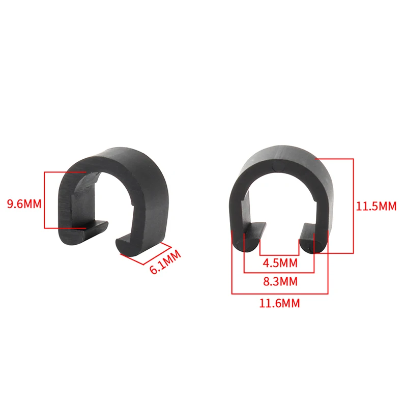 Мукзи 10 шт. велосипедный C-зажим Пряжка переключения передач трос фиксированный