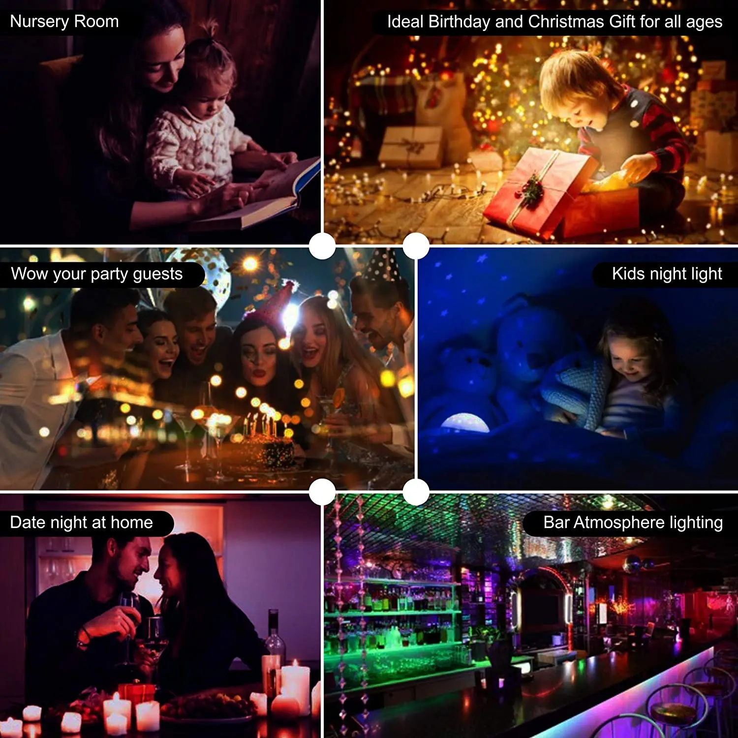 Галактический проектор светильник Tuya Smart Life умный Звездный работает с