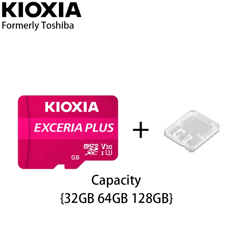 

KIOXIA EXCERIA плюс высокая скорость флеш-карты памяти TF 32 Гб 64 Гб 128 ГБ 256 ранее карта памяти Toshiba UHS-I U3 класс